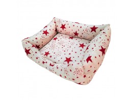 Imagen del producto Siesta cama estrellas rojas 55cm
