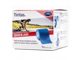 Imagen del producto Hartmann tiritas quick aid 6cmx2m blue