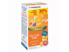 Imagen del producto Arkopharma vitamina C y D3 1000 2x20 comprimidos