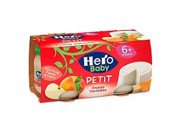 Imagen del producto Hero Baby Petit tarrito de queso con fruta variada pack de 2 80g