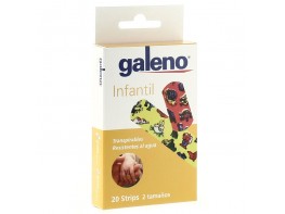 Imagen del producto Galeno tiras galeno infantil 2 tamaños 20 und.