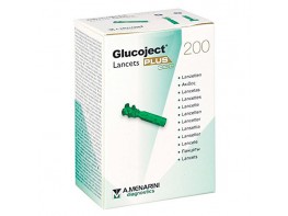 Imagen del producto GLUCOJECT  200 LANCETS PLUS 33G  MENARINI