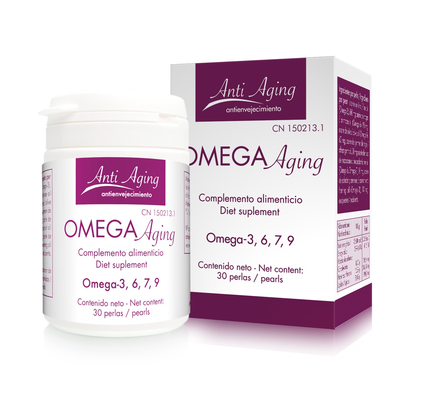 ANTIAGING OMEGA AGING 30 PERLAS  LAVIGOR