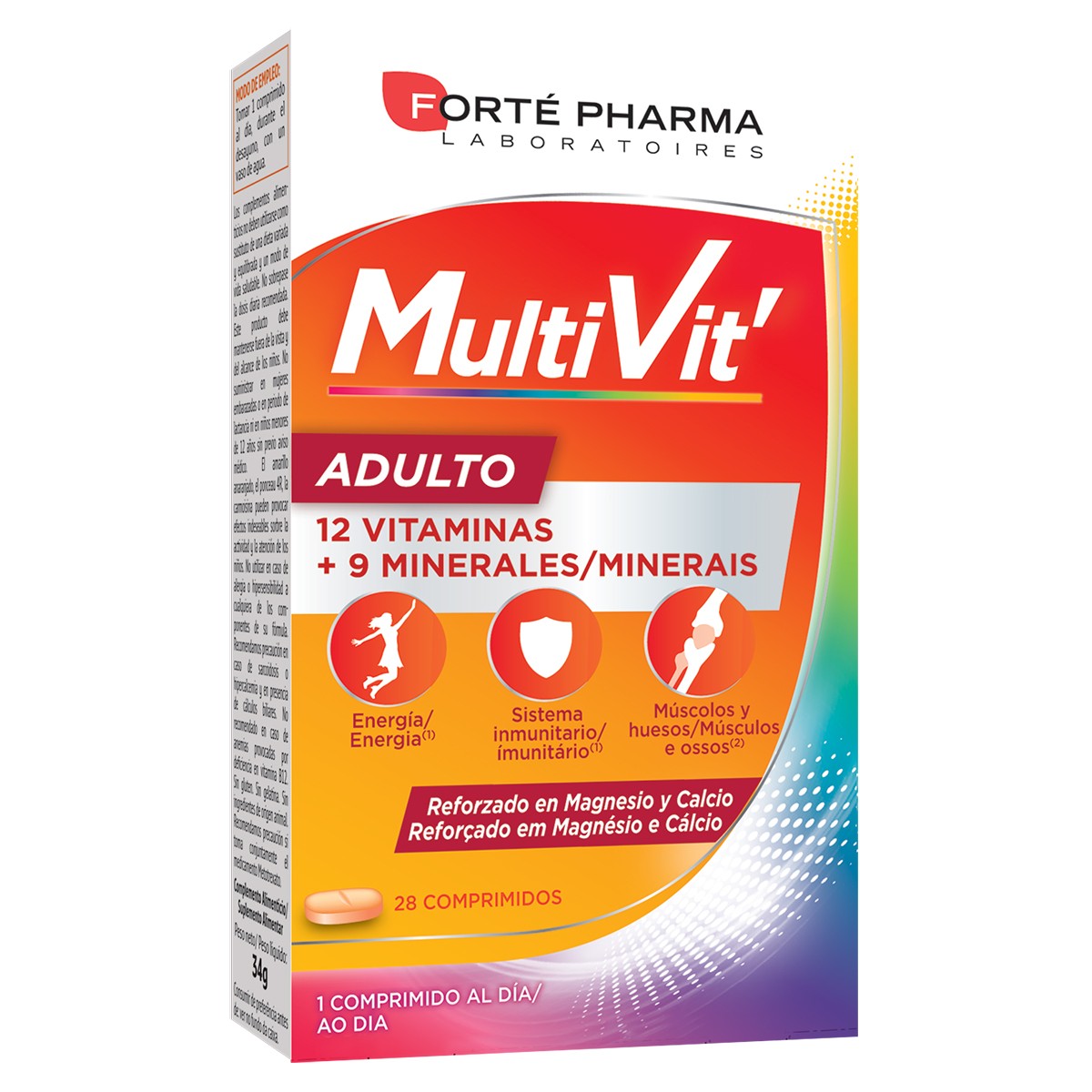 Forte pharma energy multivit adultos 28 comprimidos