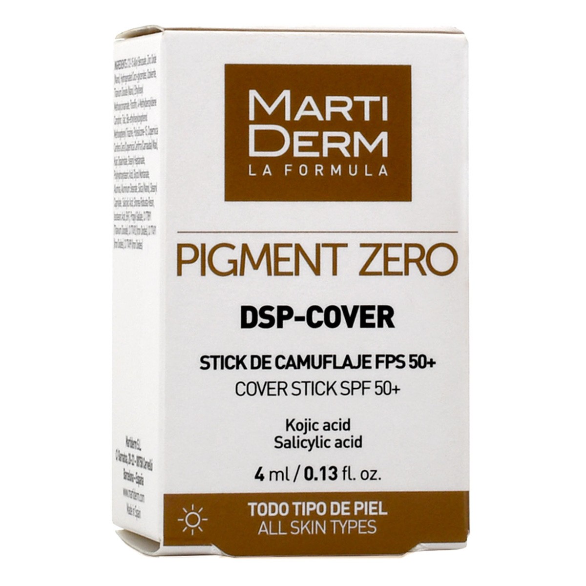 MartiDerm Pigment Zero DSP Cover Stick FPS 50+