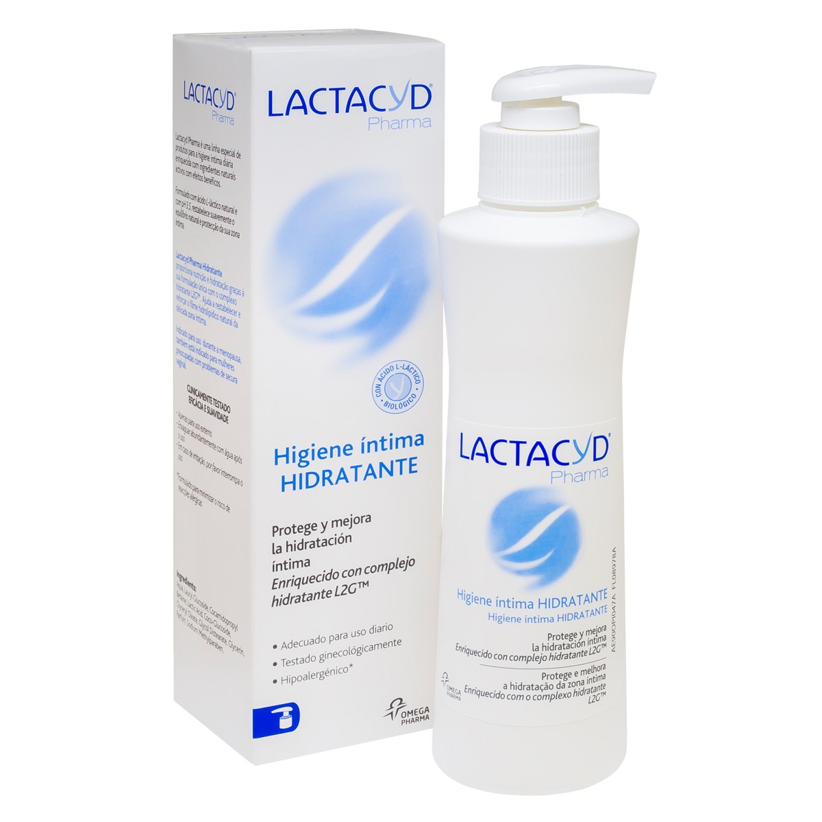 Lactacyd Pharma Hidratante 250ml.