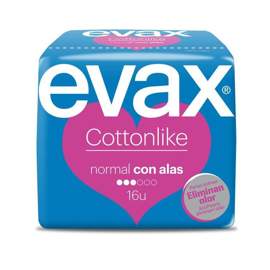 Evax compresas cottonlike normal 16 uds