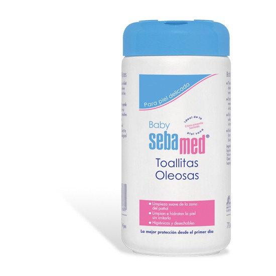 Sebamed Baby toallitas oleosas  70 ud