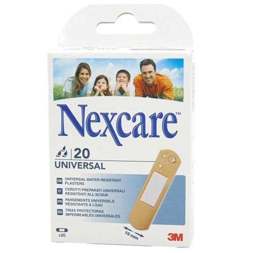 NEXCARE PLASTICO 20 TIRAS 19x76 MM