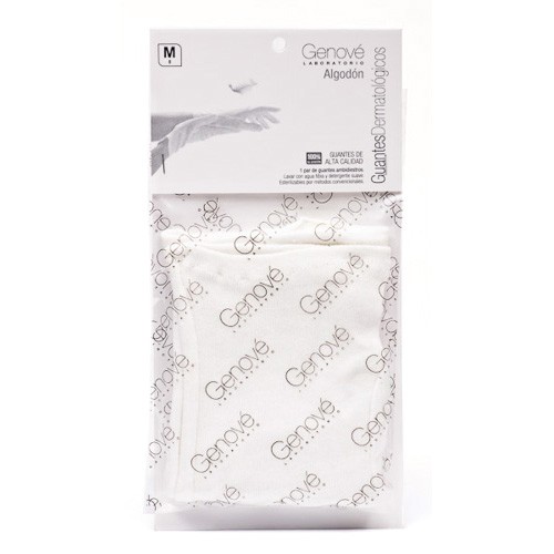 GUANTES GENOCURE CORTO DERM ALGODON MD 2