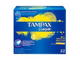 Tampax tampones compak regular 22u